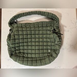 Free People Carryall quilted bag